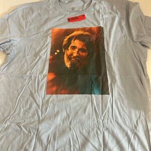 Men's Light Blue Graphic Tee Grateful Dead